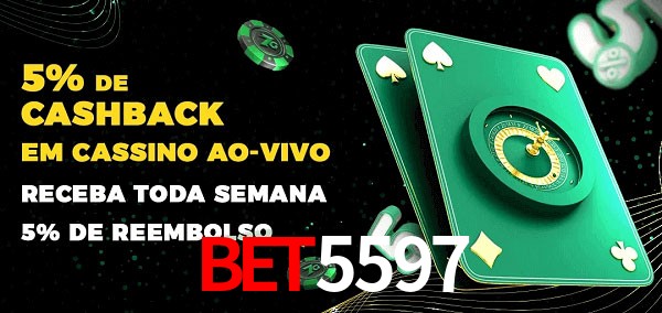 Promoções do cassino ao Vivo BET5597